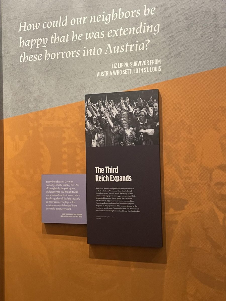 Liberty 8th graders visited the St. Louis Holocaust Museum to learn more about the Jewish experience during WW2.